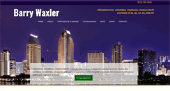 Desktop Screenshot of barrywaxler.com