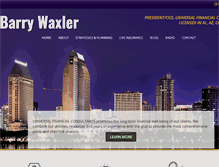 Tablet Screenshot of barrywaxler.com